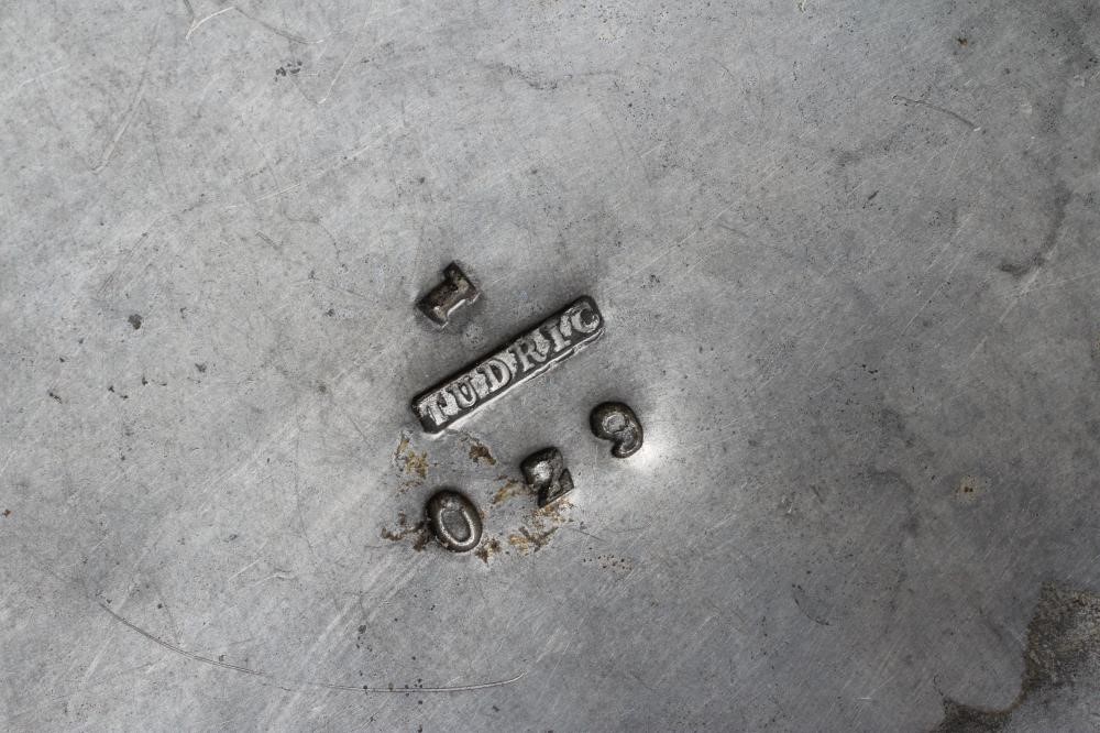 ARCHIBALD KNOX FOR LIBERTY - A TUDRIC PEWTER TULIP VASE Image