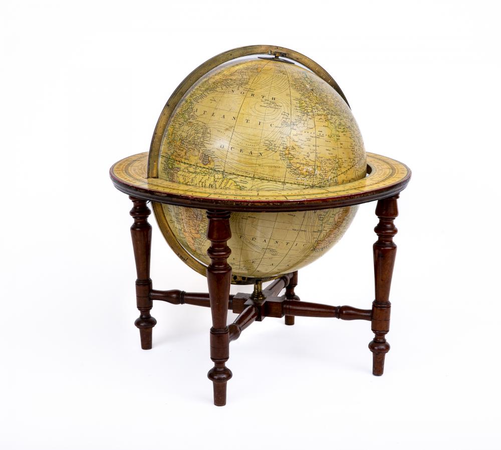 A SMITHS REPRODUCTION 12 TERRESTRIAL TABLE GLOBE Image