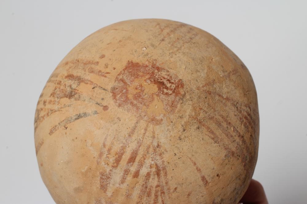 A COLLECTION OF ANTIQUITIES comprising of a Roman terracotta two handled baluster shaped vase Image