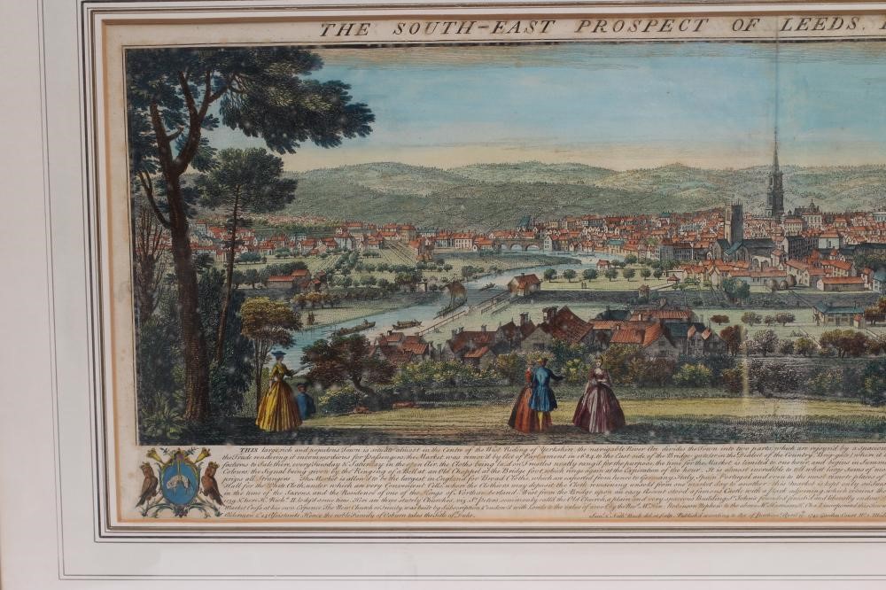 SAMUEL & NATHANIEL BUCK (17/18th century) "The South East Prospect of Leeds in the County of York" Image