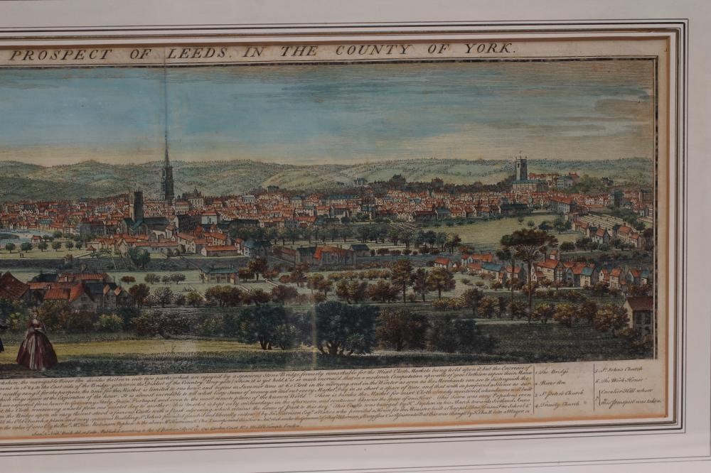 SAMUEL & NATHANIEL BUCK (17/18th century) "The South East Prospect of Leeds in the County of York" Image