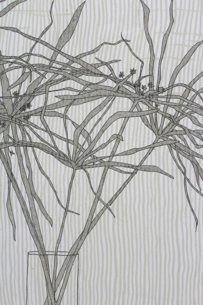 TESSA BEAVER (1932-2018) "Papyrus", 78/150, etching and aquatint, plate size 15 3/4" x 15 3/4", with Image