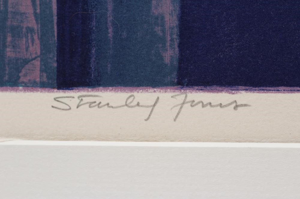 STANLEY JONES (1933-2023) "Maldon", signed in pencil, lithograph in colours, 53/65, 25 3/4" x 19 Image