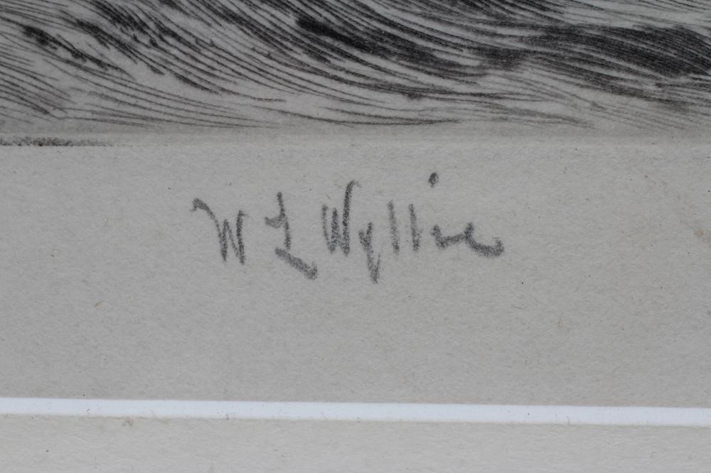 WILLIAM LIONEL WYLLIE (1851-1931) Sailing boats racing, signed in pencil in the margin lower left, Image