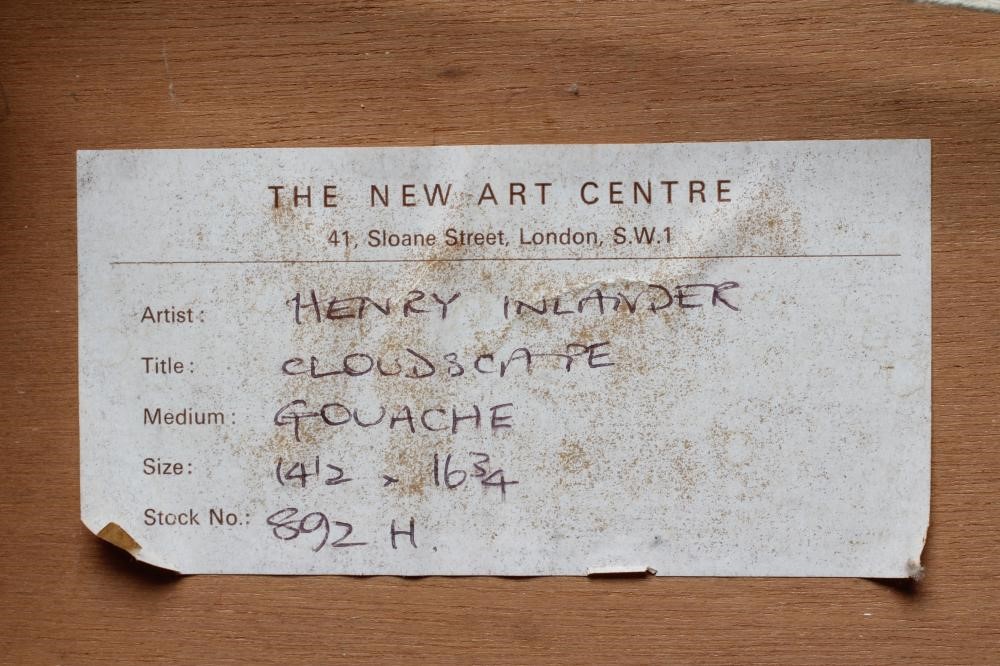 HENRY INLANDER (1925-1983) Cloudscape Image
