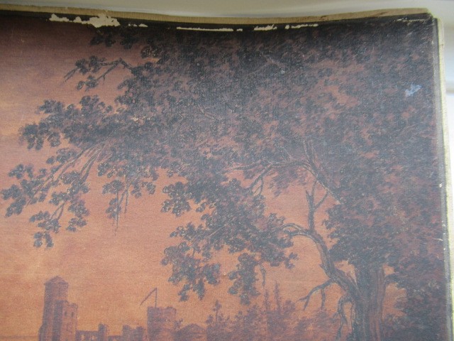 MANNER OF ALEXANDER COZENS (1717-1786) Landscape with lake, ruined villa and castle, drawing, Image