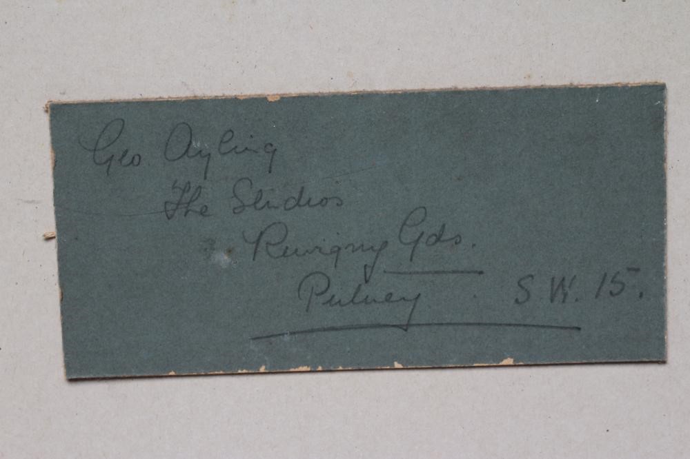 GEORGE AYLING RSMA RI (1887-1960) Three masted sailing ship Image