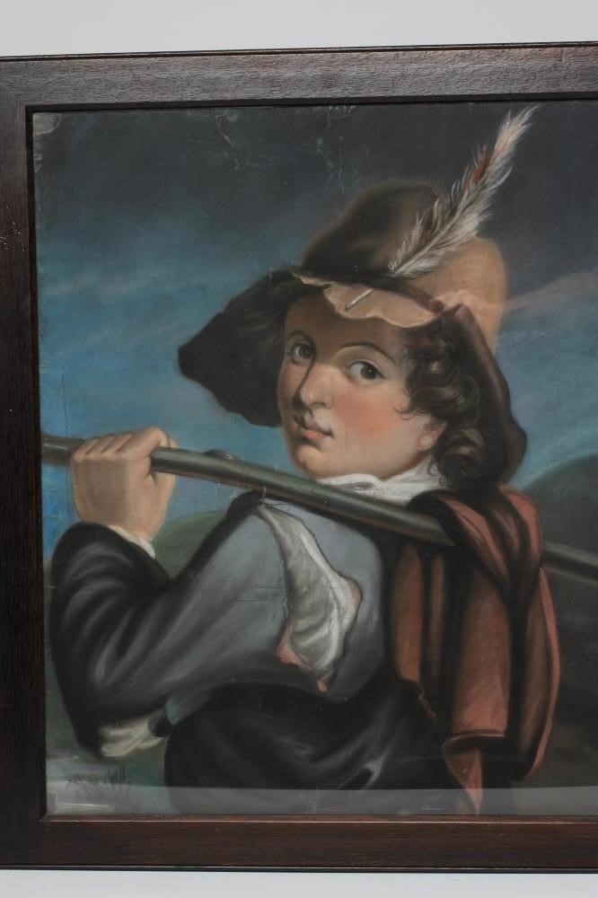 BRITISH SCHOOL (late 19th/early 20th century) Portrait of a young lady wearing a lace collar and hat Image