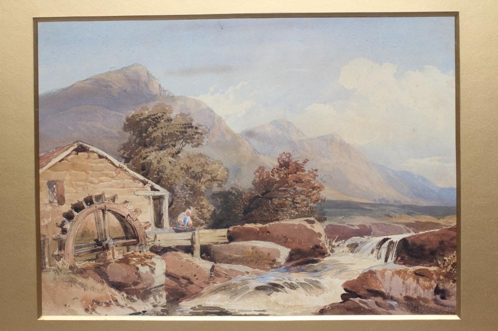 DAVID HALL MCKEWAN (1817-1873) "The Water Mill", inscribed with artists name and title on Walker Image