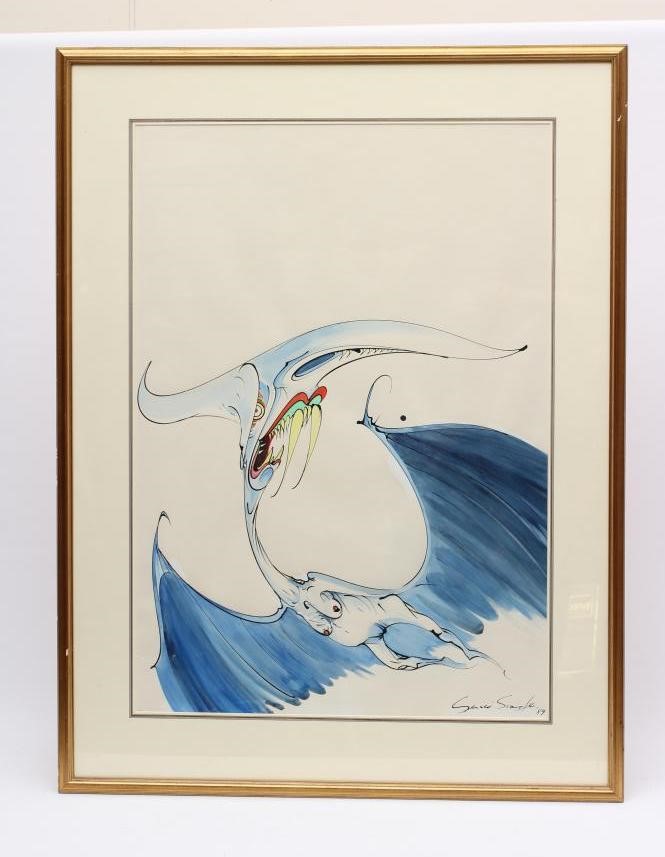 GERALD SCARFE (b.1936) The Sabre-Toothed Ptorydactyl (Thatcherlottus) Image