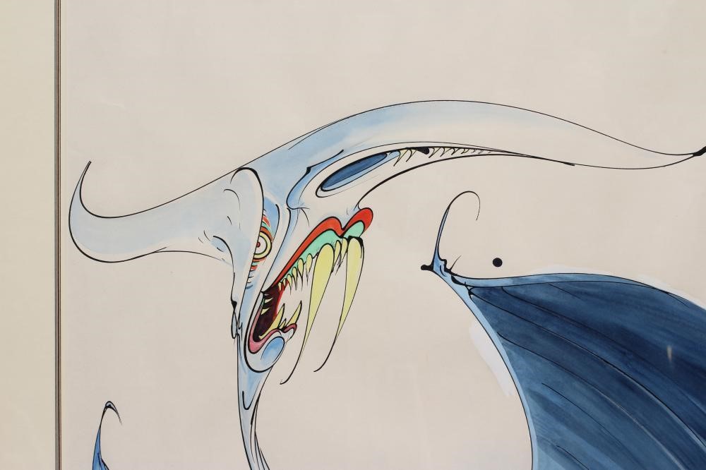 GERALD SCARFE (b.1936) The Sabre-Toothed Ptorydactyl (Thatcherlottus) Image