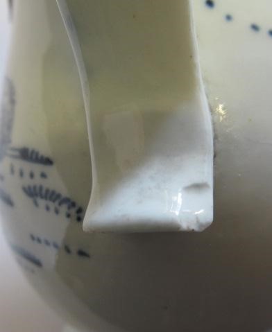 A CHAFFERS PORCELAIN SMALL COFFEE POT AND COVER Image