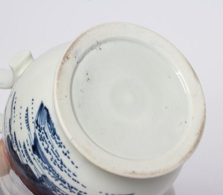 A CHAFFERS PORCELAIN SMALL COFFEE POT AND COVER Image