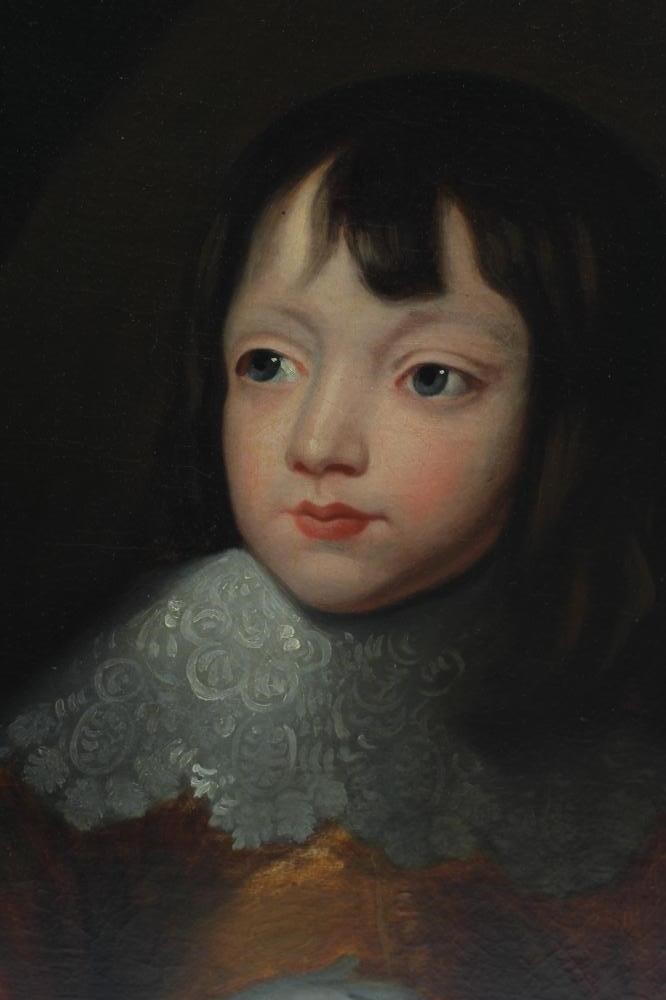 AFTER SIR ANTHONY VAN DYKE (1599-1641) Early 19th century, Portrait of Two Boys in Court Dress, oil Image