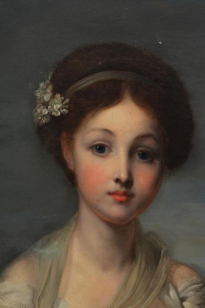 AFTER JEAN BAPTISTE GREUZE (French 1725-1805), 19th century, "La Cruche Cassee" (The Broken Image