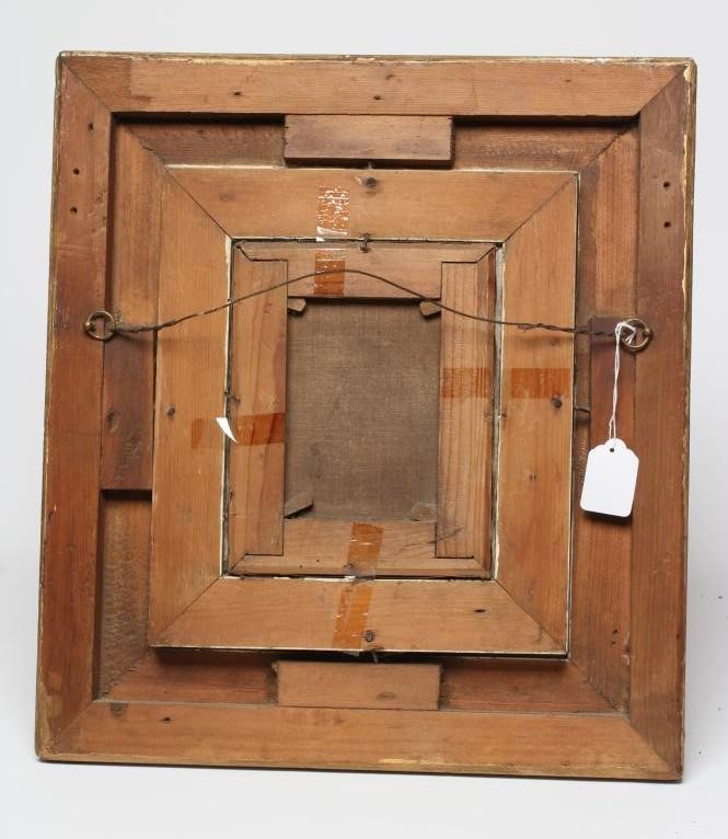 BRITISH SCHOOL (early 20th century) Cottage interiors with dogs and cats, a pair, oil on canvas, Image