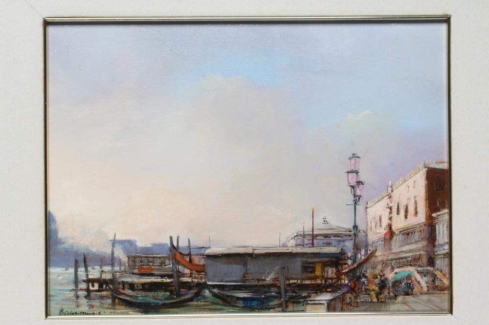 BRITISH SCHOOL (20th century) Palazzo Duncale, inscribed and titled to reverse, oil on canvas, 12" x Image