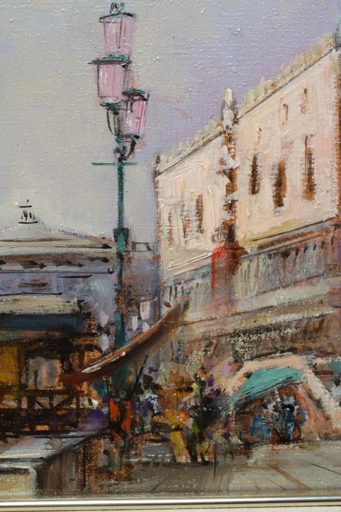 BRITISH SCHOOL (20th century) Palazzo Duncale, inscribed and titled to reverse, oil on canvas, 12" x Image