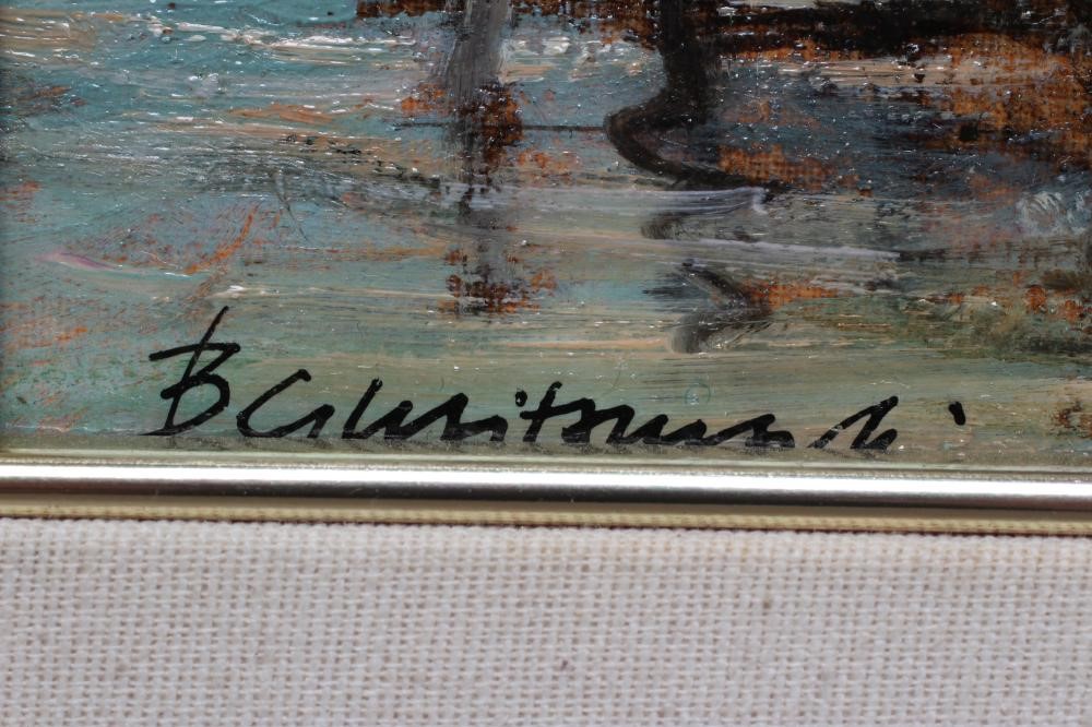 BRITISH SCHOOL (20th century) Palazzo Duncale, inscribed and titled to reverse, oil on canvas, 12" x Image