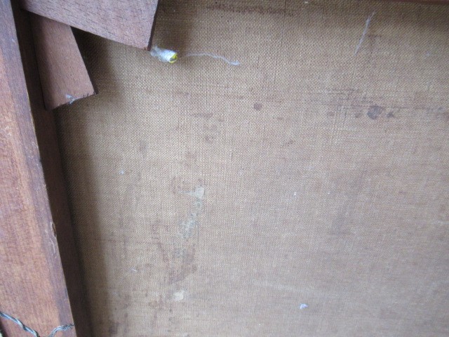 BRITISH SCHOOL (19th century) Extensive landscape with cattle and hills, oil on canvas, 24" x 36", Image