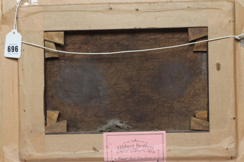 BRITISH SCHOOL (late 19th century) The card players, indistinctly signed and dated lower left, oil Image