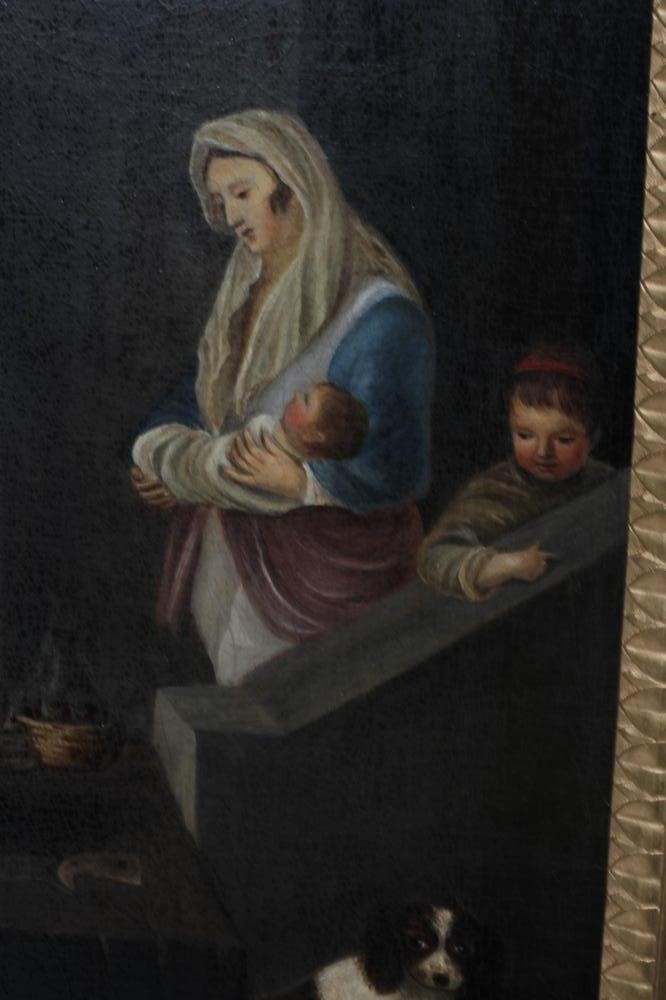 ENGLISH SCHOOL (late 19th century) Tavern Scene, oil on canvas, 23 1/2" x 21 1/2", framed (Est. plus Image