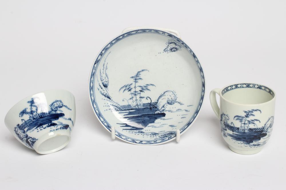 A CHAFFERS PORCELAIN TRIO Image