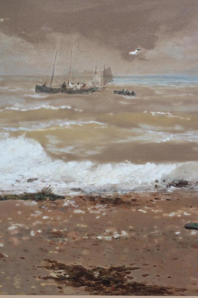 THOMAS BUSH HARDY (1842-1897) "Afternoon Eastbourne", signed lower left and dated 1872, watercolour Image