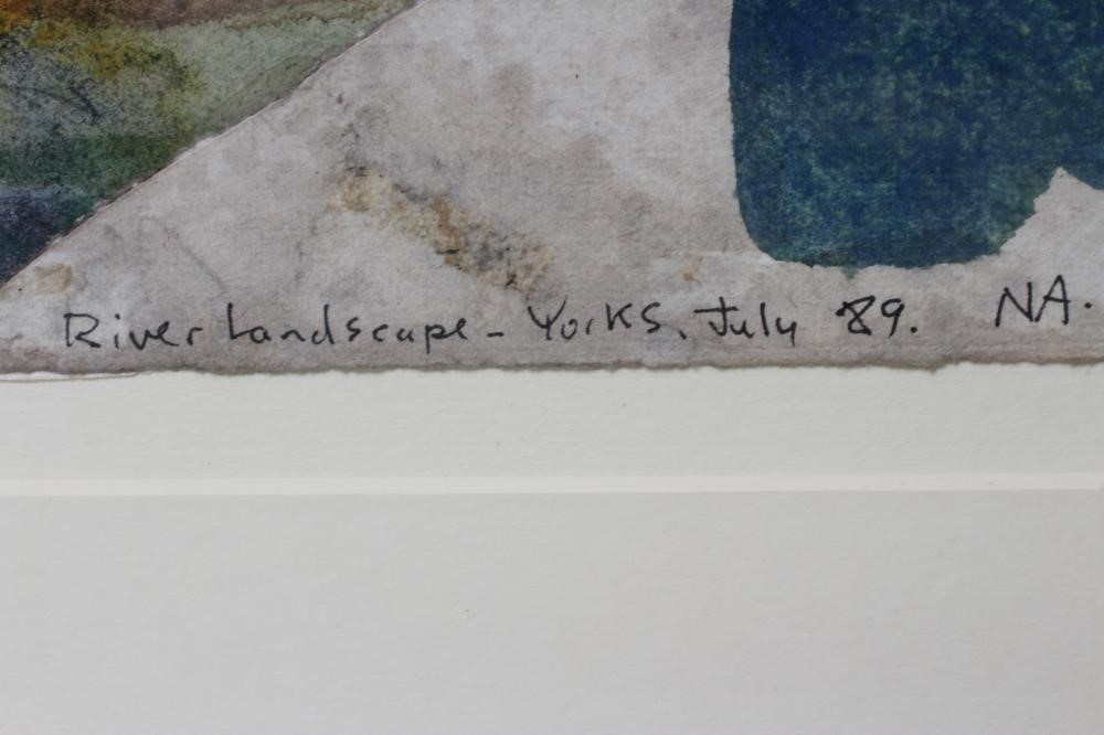 NORMAN ADAMS RA (1927-2005) River landscape Image