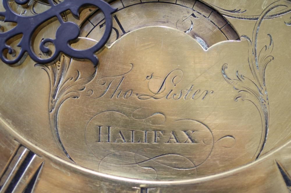 AN OAK LONGCASE CLOCK SIGNED THOMAS LISTER HALIFAX Image
