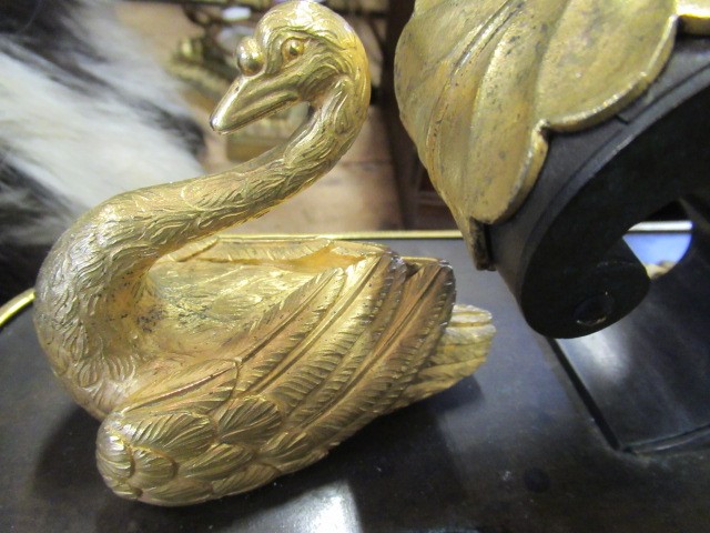 A FRENCH GILT AND PATINATED BRONZE MANTEL CLOCK BY BREGUET Image