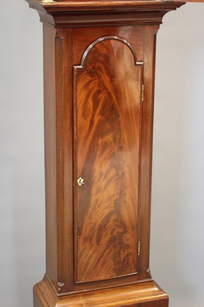 A MAHOGANY LONGCASE CLOCK SIGNED GONLAND SUNDERLAND Image