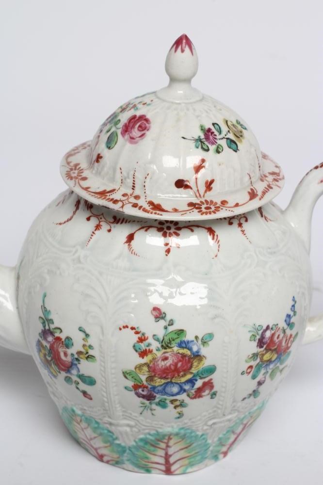A JOHN PENNINGTON PORCELAIN TEAPOT AND COVER Image