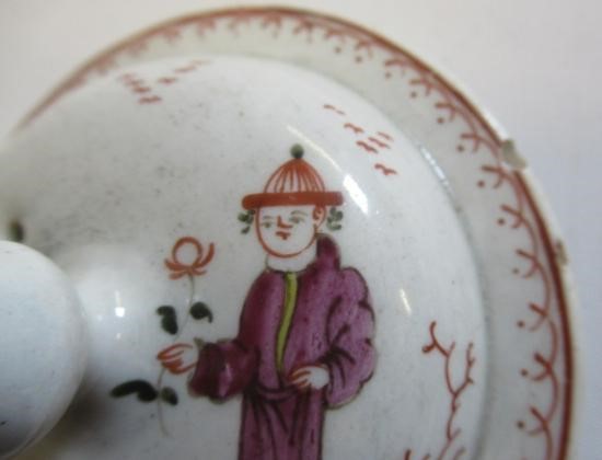 A JOHN PENNINGTON PORCELAIN TEAPOT AND COVER Image