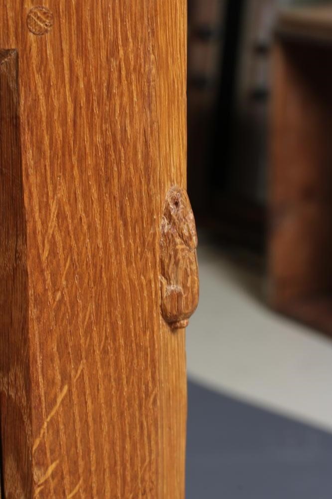 A PETER HEAP ADZED OAK SIDE TABLE Image