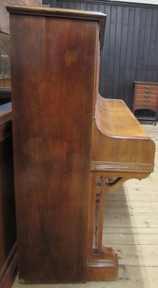 AN EDWARDIAN ROSEWOOD CASED BECHSTEIN UPRIGHT Image