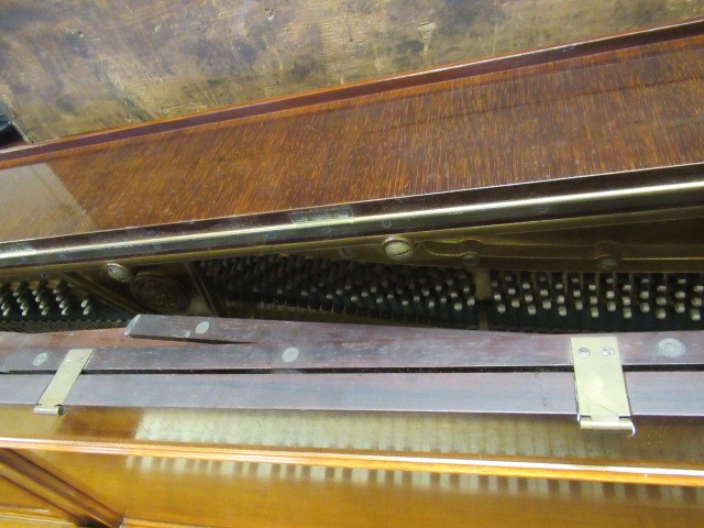 AN EDWARDIAN ROSEWOOD CASED BECHSTEIN UPRIGHT Image
