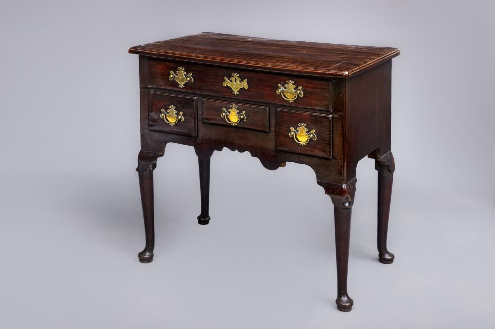 A GEORGE II MAHOGANY LOWBOY Image