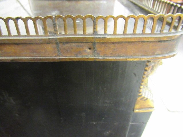 AN EGYPTIAN REVIVAL EBONISED PIER CABINET Image