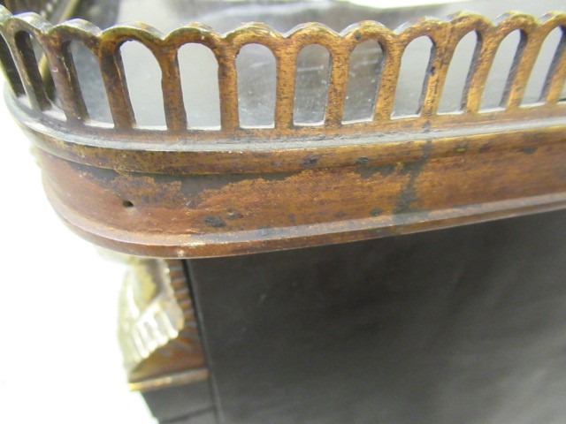 AN EGYPTIAN REVIVAL EBONISED PIER CABINET Image