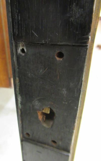 AN EGYPTIAN REVIVAL EBONISED PIER CABINET Image