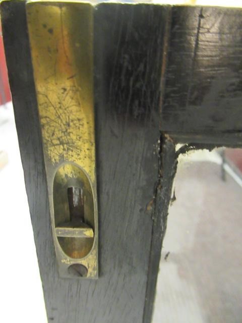 AN EGYPTIAN REVIVAL EBONISED PIER CABINET Image