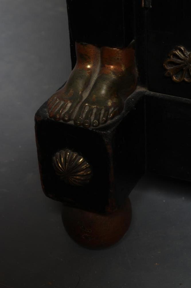 AN EGYPTIAN REVIVAL EBONISED PIER CABINET Image