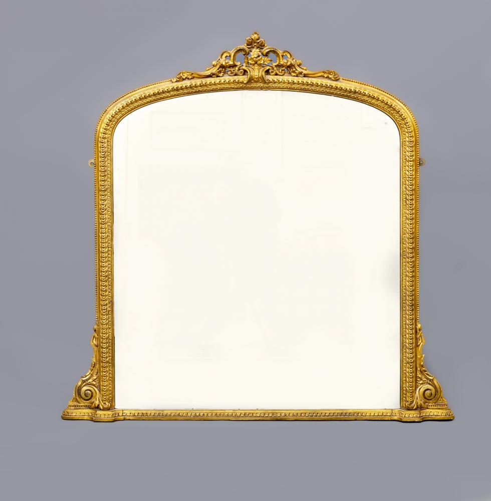 A VICTORIAN GILT WOOD PIER GLASS Image