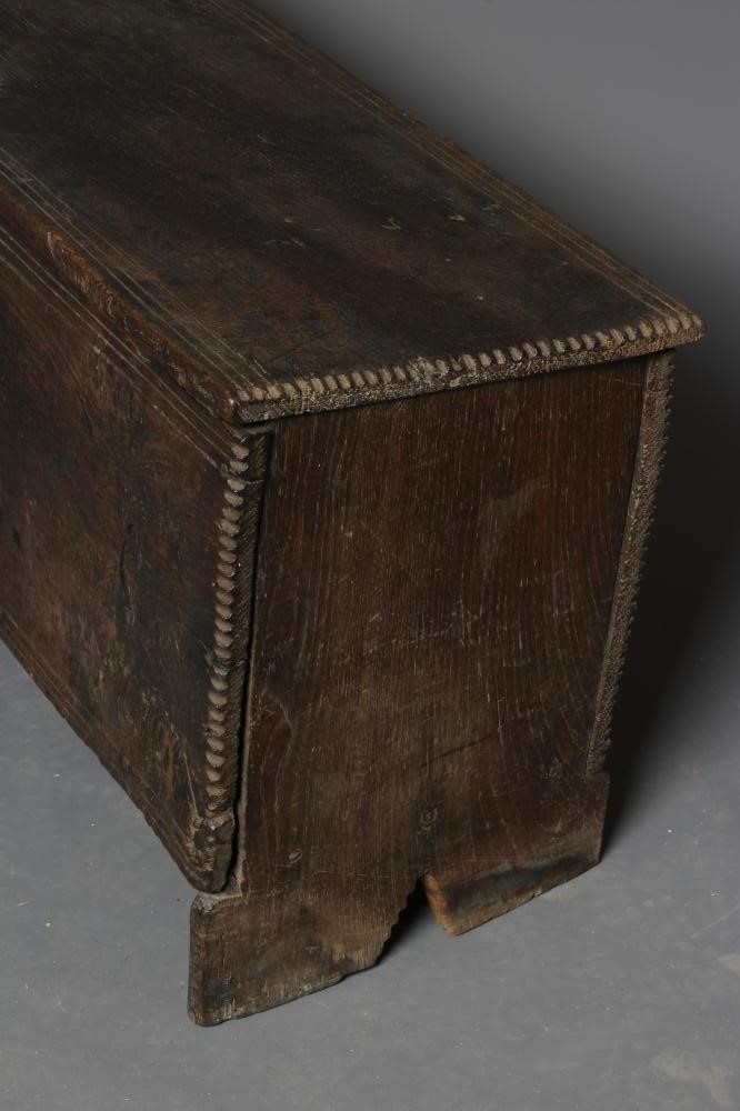 AN OAK BOARDED CHEST Image