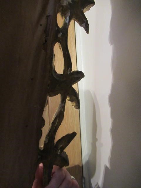 A GEORGIAN CARVED AND GILTWOOD PIER GLASS Image