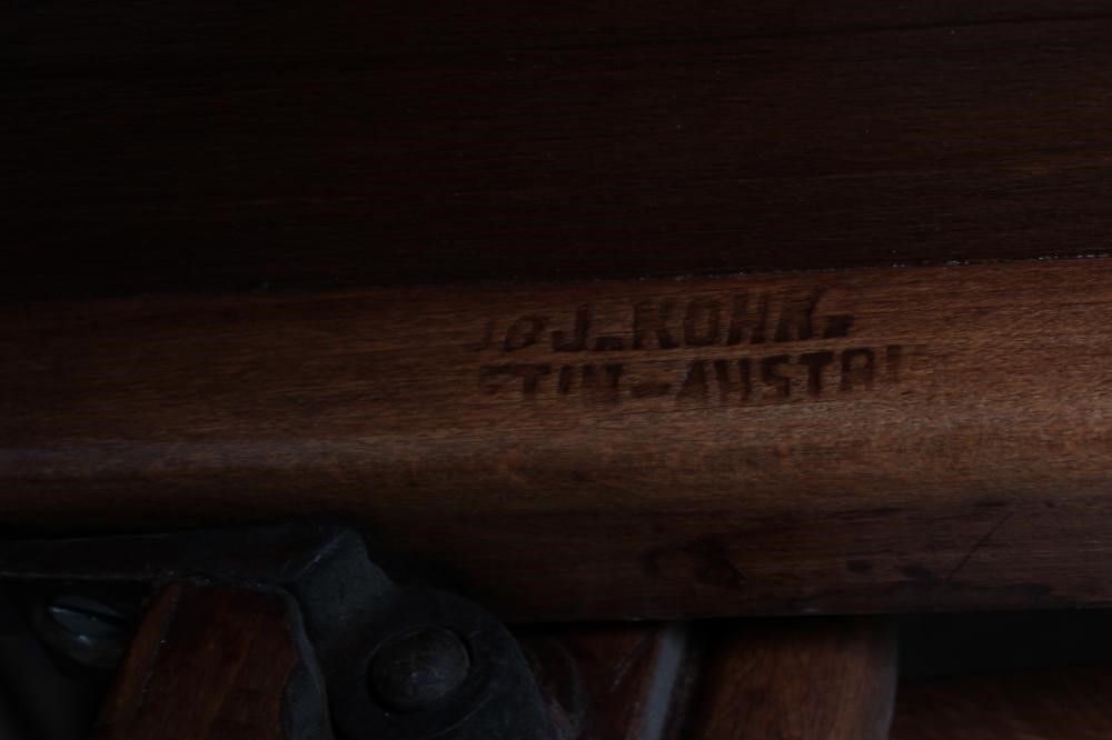 A PAIR OF J KHON BENTWOOD THEATRE SEATS, early 20th century, to match previous lot (Est. plus 24% Image