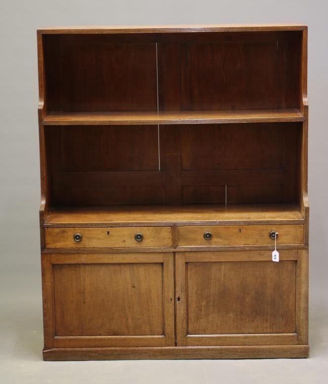 A REGENCY MAHOGANY BOOKCASE Image