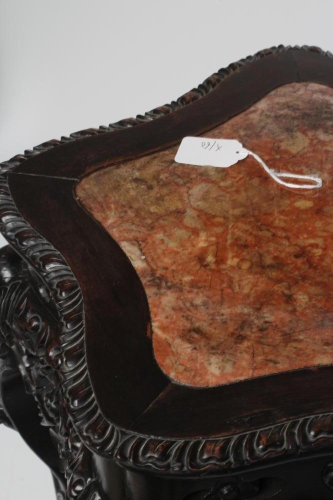 A CHINESE HARDWOOD STAND Image