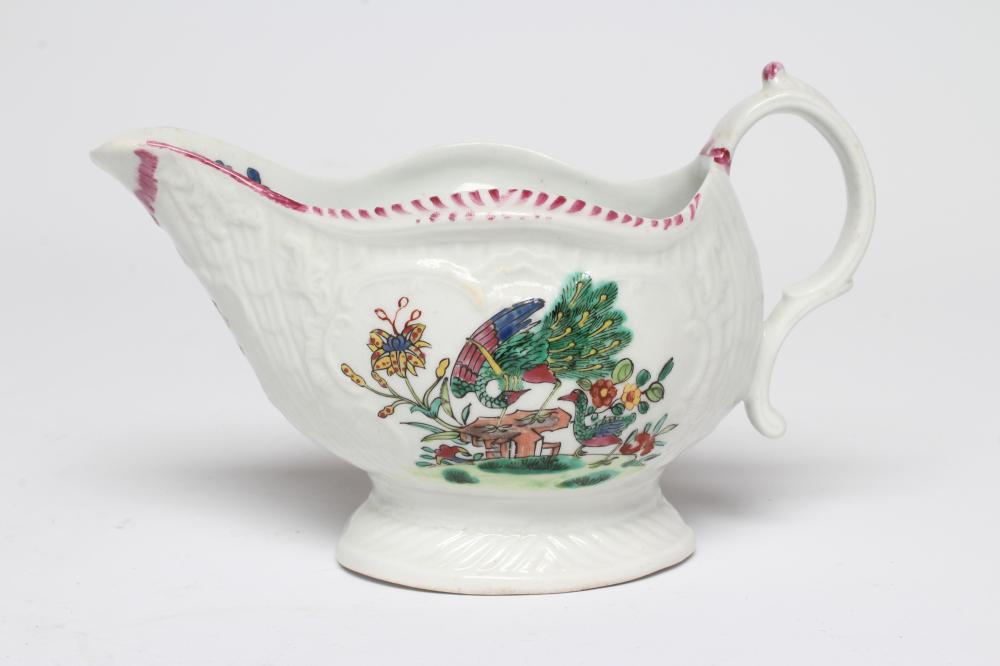 A CHRISTIANS PORCELAIN SAUCE BOAT Image